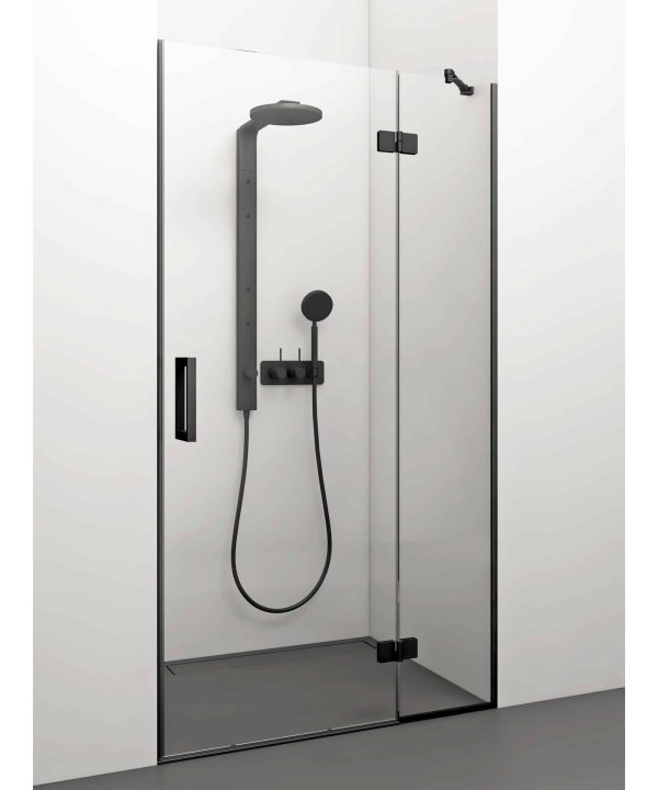 Shower door - ADELE PLUS BLACK