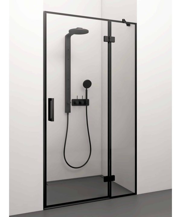Shower door - ADELE PLUS BLACK DEEP 1