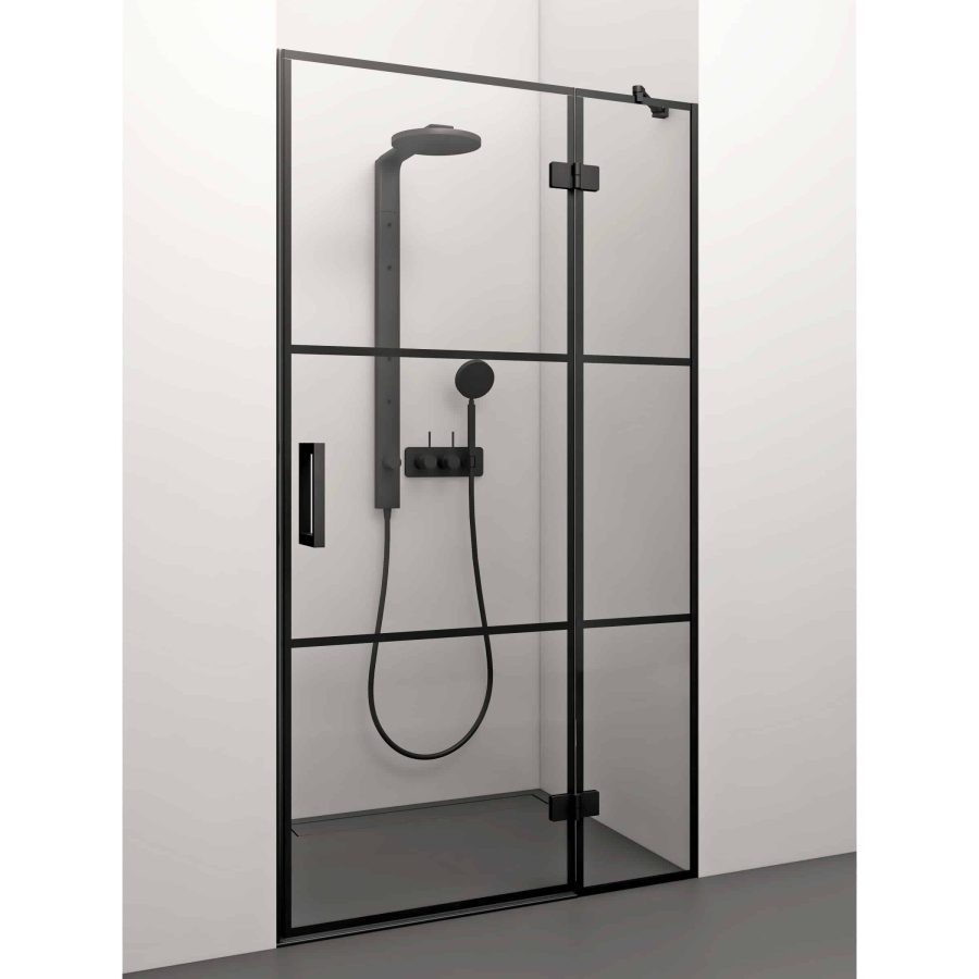 Shower door - ADELE PLUS BLACK DEEP 2