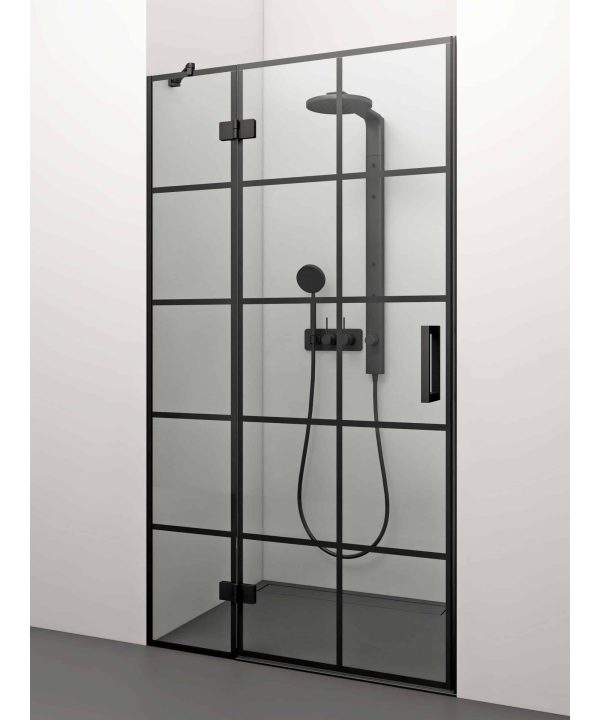 Shower door - ADELE PLUS BLACK DEEP 3