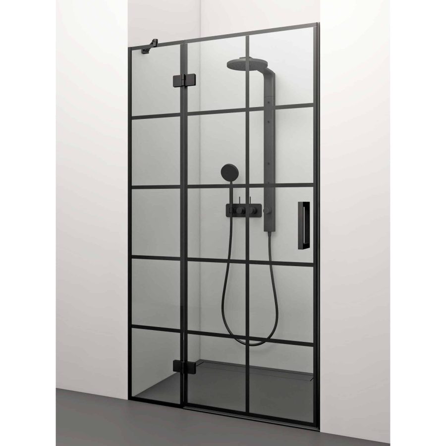 Shower door - ADELE PLUS BLACK DEEP 3