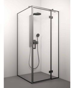 Shower enclosure - LORENA BLACK DEEP 1