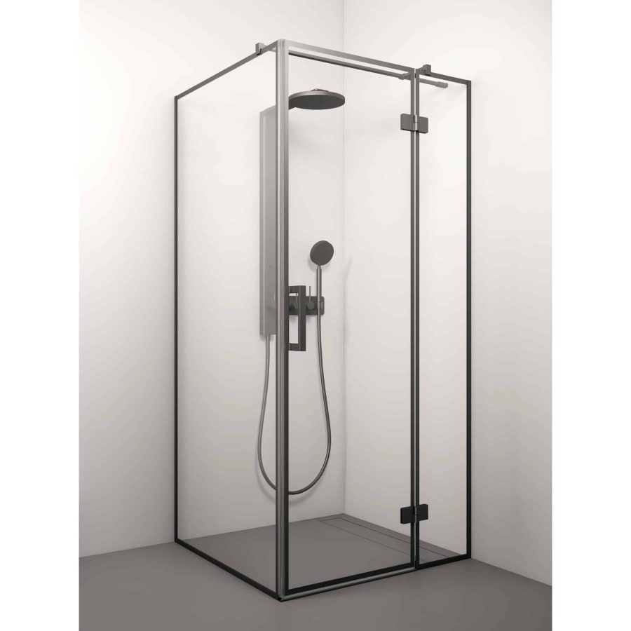 Shower enclosure - LORENA BLACK DEEP 1