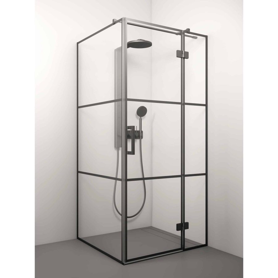 Shower enclosure - LORENA BLACK DEEP 2