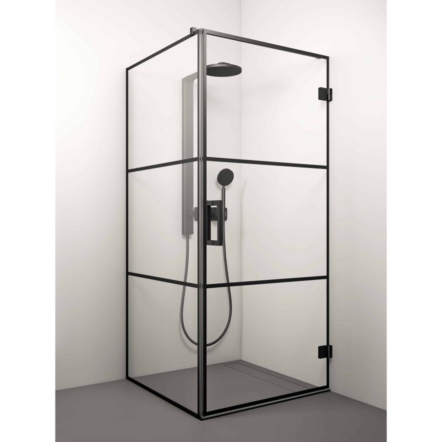 Shower enclosure - MONIKA BLACK DEEP 2
