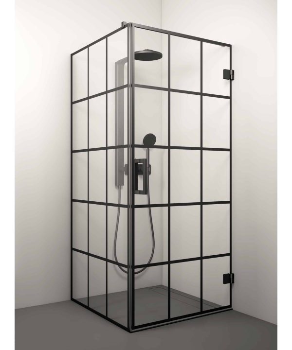 Shower enclosure - MONIKA BLACK DEEP 3