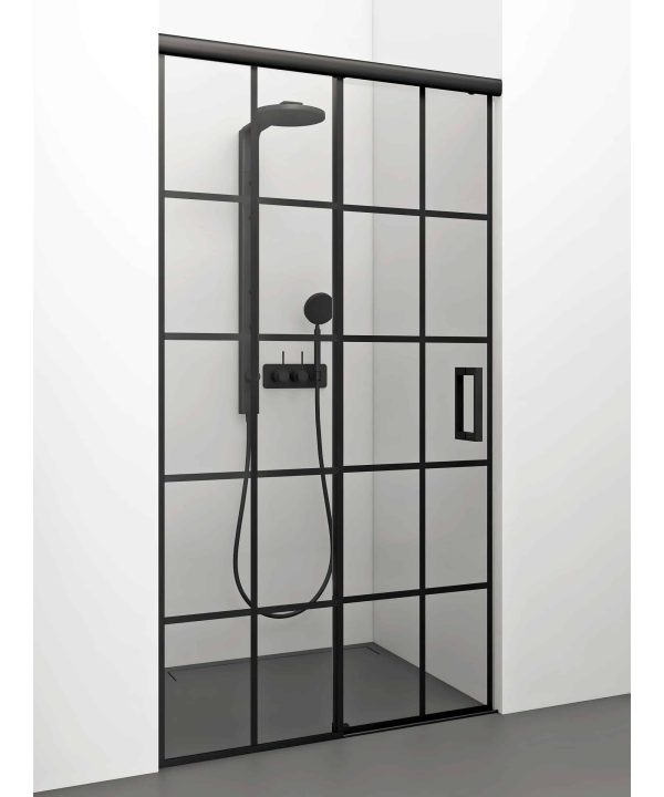 Shower door - SERENA BLACK LUX DEEP 3