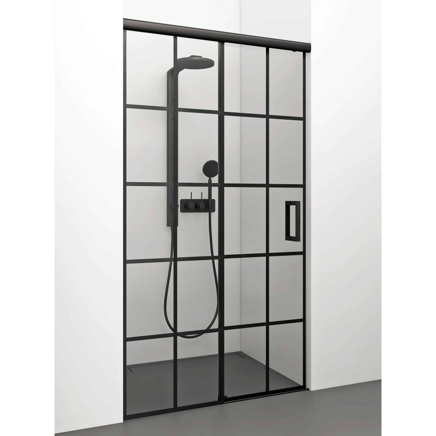 Shower door - SERENA BLACK LUX DEEP 3