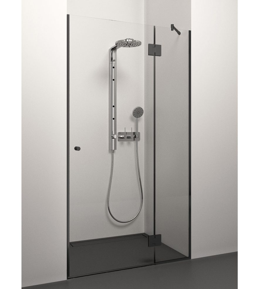 Shower door - PRELUDE PLUS BLACK