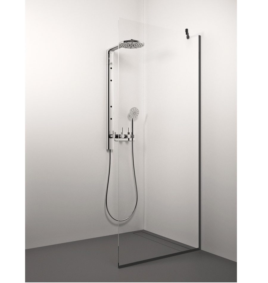 Shower wall - CONFORTO COR BLACK