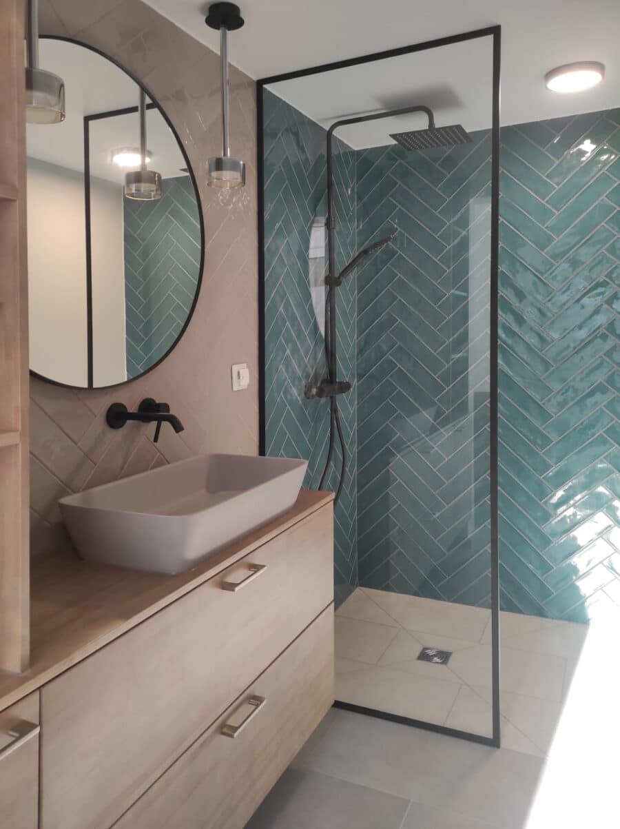 Shower wall - ESTER - Image 2