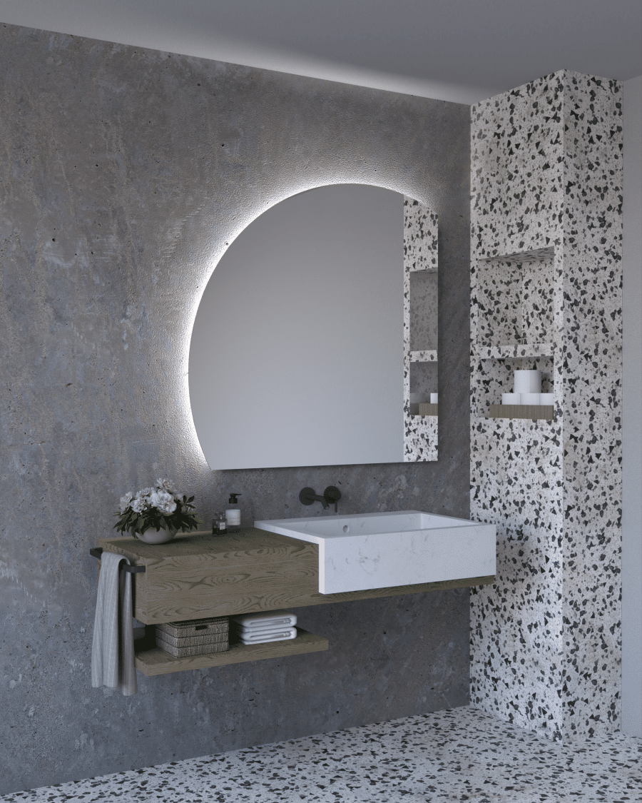ANDREA- LED interior mirror