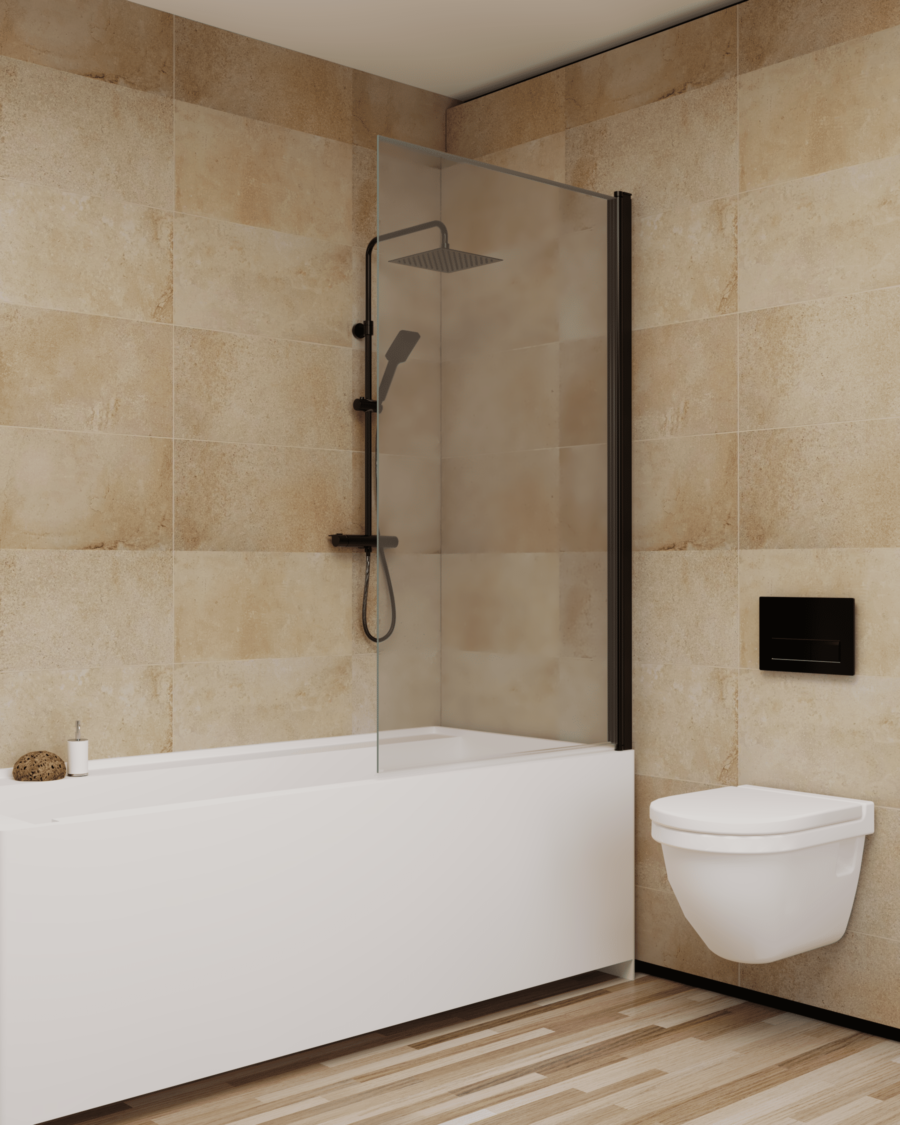 Bath screen - LIA BLACK - Image 2